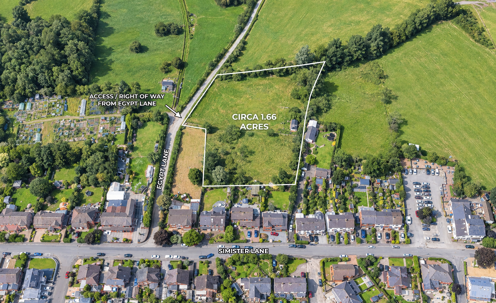 Land at Egypt Lane, Simister - photo 1
