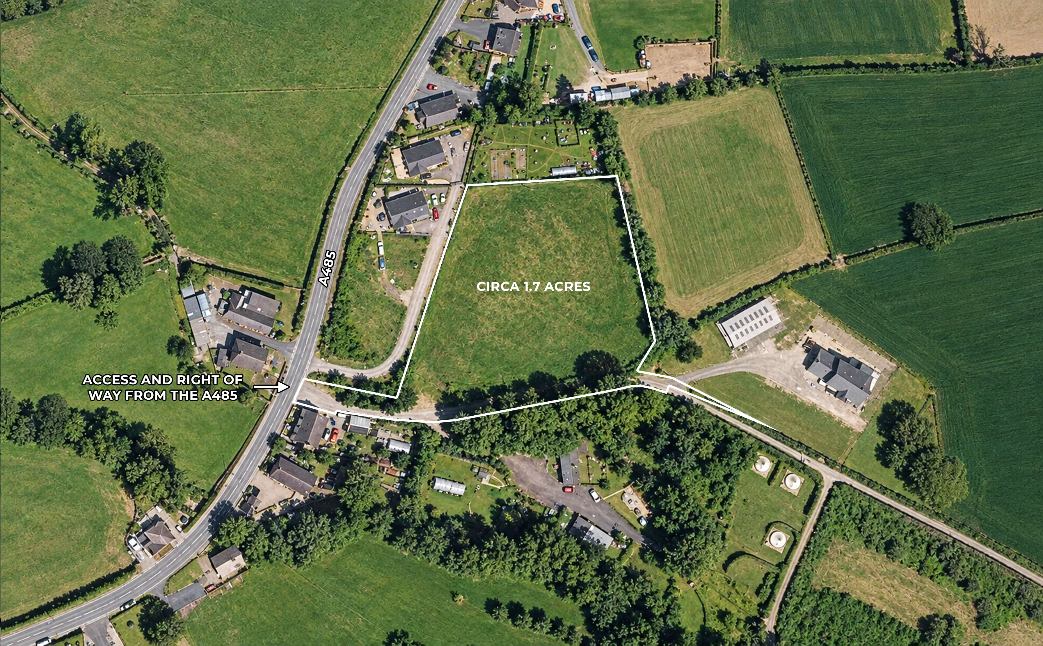 Land Lying To The North Of Ty Gwyn, Llanllwni - photo 1